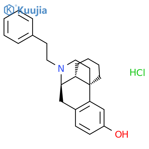 Morphinan-3-ol,17-(2-phenylethyl)-, hydrochloride (9CI) structure
