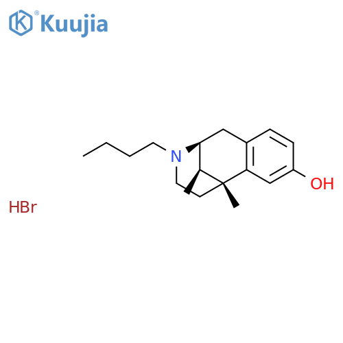 2,6-Methano-3-benzazocin-8-ol,3-butyl-1,2,3,4,5,6-hexahydro-6,11-dimethyl-, hydrobromide, (2a,6a,11R*)- (9CI) structure