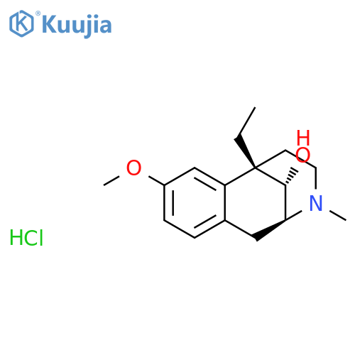 2,6-Methano-3-benzazocin-11-ol,6-ethyl-1,2,3,4,5,6-hexahydro-8-methoxy-3-methyl-, hydrochloride, (2a,6a,11S*)- (9CI) structure