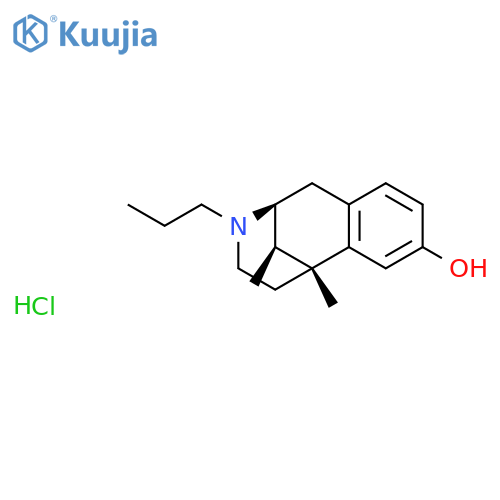 2,6-Methano-3-benzazocin-8-ol,1,2,3,4,5,6-hexahydro-6,11-dimethyl-3-propyl-, hydrochloride, (2a,6a,11R*)- (9CI) structure