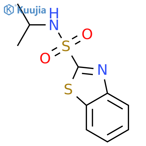 Benzothiazolesulfonamide,N-(1-methylethyl)- (9CI) structure