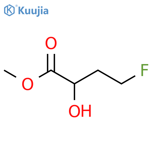 methyl 4-fluoro-2-hydroxybutanoate structure