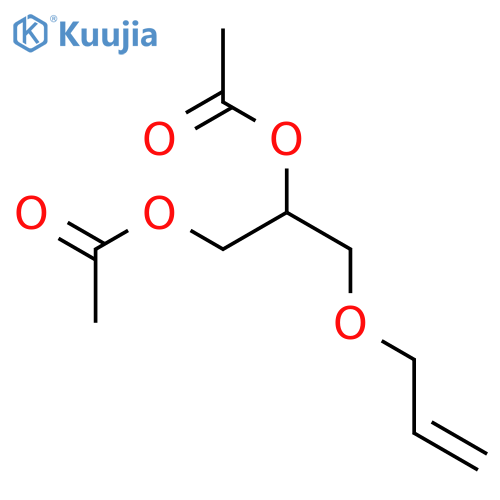 1,2-Propanediol,3-(2-propen-1-yloxy)-, 1,2-diacetate structure