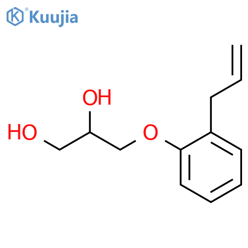 1,2-Propanediol,3-[2-(2-propen-1-yl)phenoxy]- structure