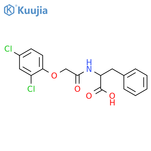 Phenylalanine,N-[(2,4-dichlorophenoxy)acetyl]- (9CI) structure