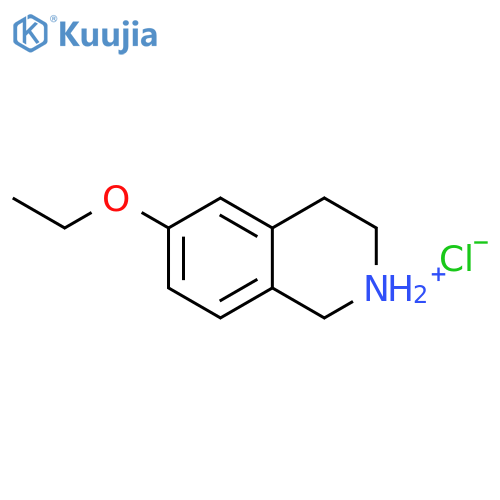 Isoquinoline,6-ethoxy-1,2,3,4-tetrahydro-, hydrochloride (1:1) structure