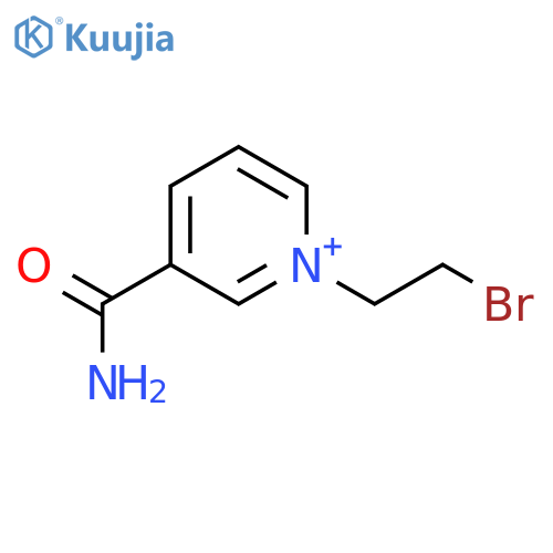 Pyridinium,3-(aminocarbonyl)-1-(2-bromoethyl)-, bromide (1:1) structure