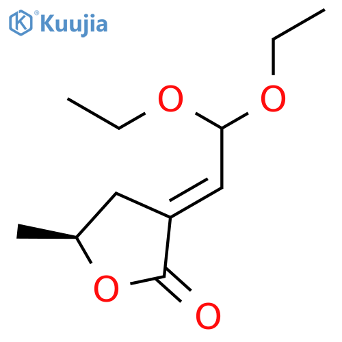 2(3H)-FURANONE, 3-(2,2-DIETHOXYETHYLIDENE)DIHYDRO-5-METHYL-, (5S)- structure
