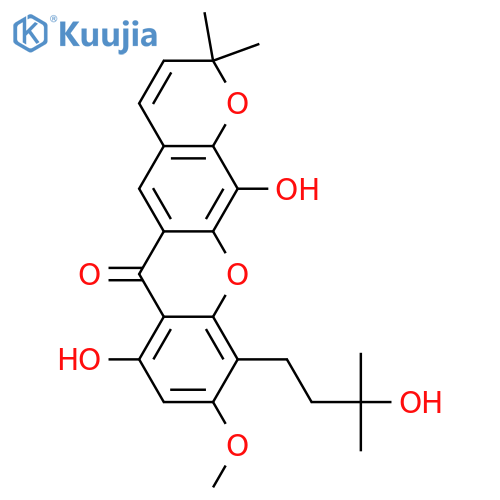 Nigrolineaxanthone V; 2',3'-Dihydro, 3'-hydroxy structure