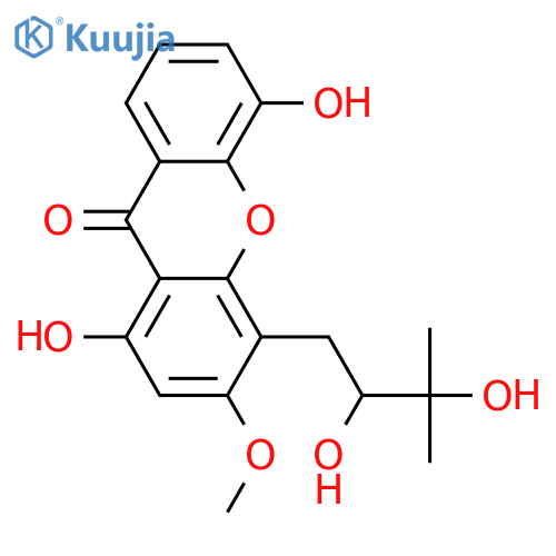 1,3,5-Trihydroxy-4-prenylxanthone; 2',3'-Dihydro, 2'ξ,3'-dihydroxy, 3-Me ether structure