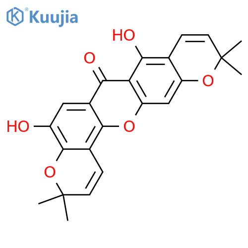Rheediaxanthone A; Bis(deoxy), 5,8-dihydroxy structure