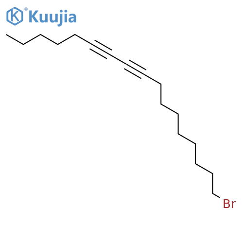 6,8-Heptadecadiyne, 17-bromo- structure