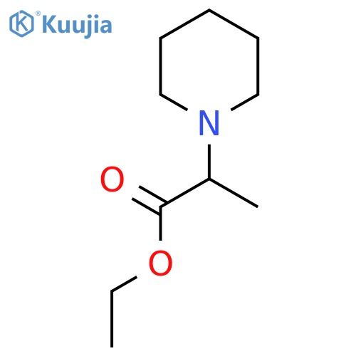 Ethyl 2-piperidin-1-ylpropanoate structure