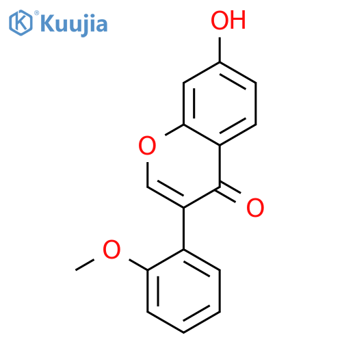 7-Hydroxy-3-(2-methoxyphenyl)-4H-chromen-4-one structure