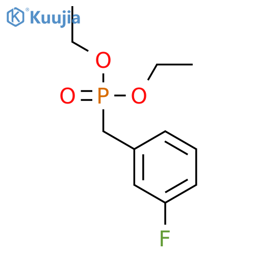 Phosphonic acid, [(3-fluorophenyl)methyl]-, diethyl ester structure