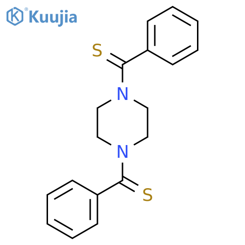 Piperazine, 1,4-bis(phenylthioxomethyl)- structure