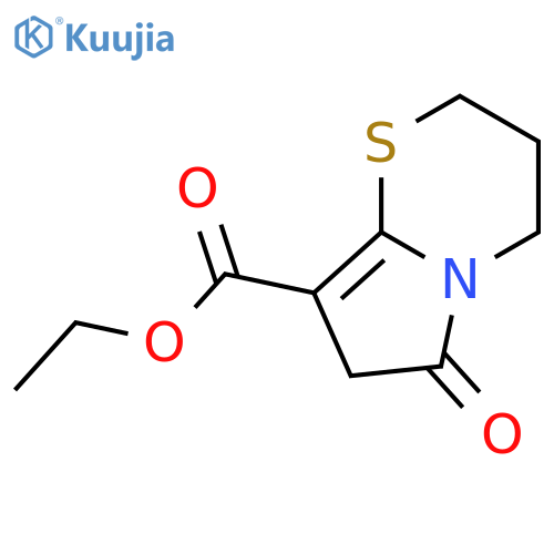 2H-Pyrrolo[2,1-b][1,3]thiazine-8-carboxylic acid,3,4,6,7-tetrahydro-6-oxo-, ethyl ester structure