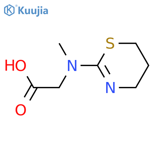Glycine, N-(5,6-dihydro-4H-1,3-thiazin-2-yl)-N-methyl- structure