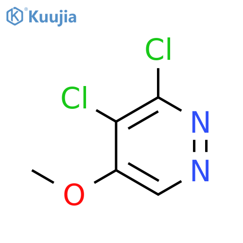 3,4-dichloro-5-methoxy-pyridazine structure