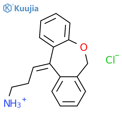 1-Propanamine,3-dibenz[b,e]oxepin-11(6H)-ylidene-, hydrochloride, (Z)- (9CI) structure