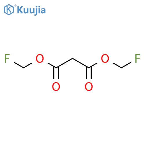 Propanedioic acid,1,3-bis(fluoromethyl) ester structure