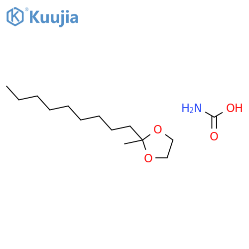 1,3-Dioxolan-4-ol,2-methyl-2-nonyl-, carbamate (9CI) structure