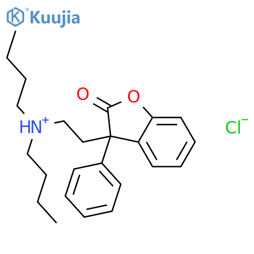 2(3H)-Benzofuranone,3-[2-(dibutylamino)ethyl]-3-phenyl-, hydrochloride (1:1) structure