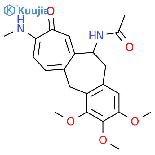 Acetamide,N-[5,9,11,12-tetrahydro-2,3,4-trimethoxy-8-(methylamino)-9-oxobenzo[b]heptalen-11-yl]- structure