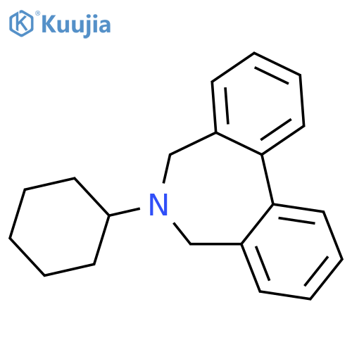 5H-Dibenz[c,e]azepine,6-cyclohexyl-6,7-dihydro- structure