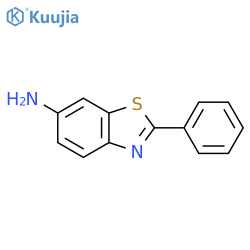 6-Benzothiazolamine,2-phenyl- structure