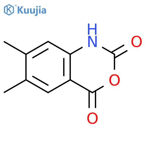 2H-3,1-Benzoxazine-2,4(1H)-dione, 6,7-dimethyl- structure