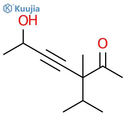 4-Heptyn-2-one, 6-hydroxy-3-methyl-3-(1-methylethyl)- structure