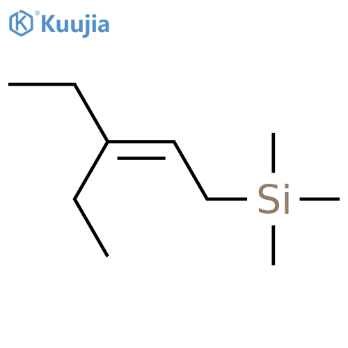 Silane, (3-ethyl-2-pentenyl)trimethyl- structure