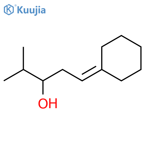 3-Pentanol, 1-cyclohexylidene-4-methyl- structure
