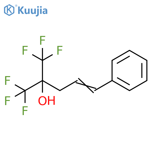 4-Penten-2-ol, 1,1,1-trifluoro-5-phenyl-2-(trifluoromethyl)- structure