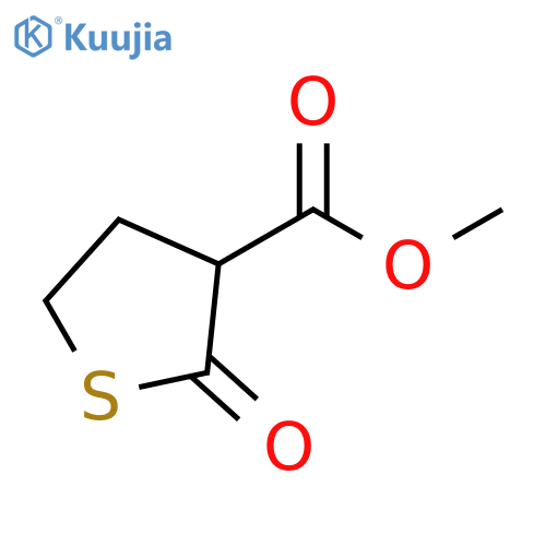 3-Thiophenecarboxylic acid, tetrahydro-2-oxo-, methyl ester structure