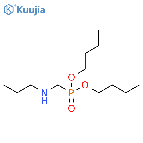 Phosphonic acid, [(propylamino)methyl]-, dibutyl ester structure