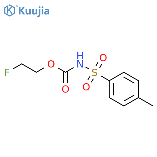 Carbamic acid, [(4-methylphenyl)sulfonyl]-, 2-fluoroethyl ester structure