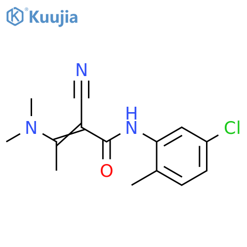 2-Butenamide, N-(5-chloro-2-methylphenyl)-2-cyano-3-(dimethylamino)- structure
