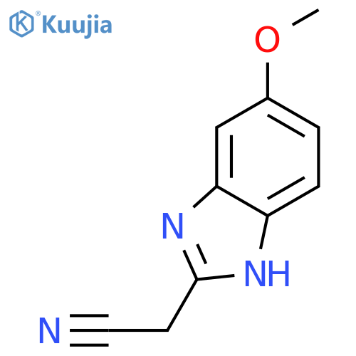 2-(5-Methoxy-1H-benzo[d]imidazol-2-yl)acetonitrile structure