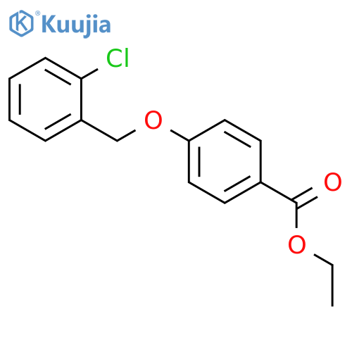 BENZOIC ACID, 4-[(2-CHLOROPHENYL)METHOXY]-, ETHYL ESTER structure