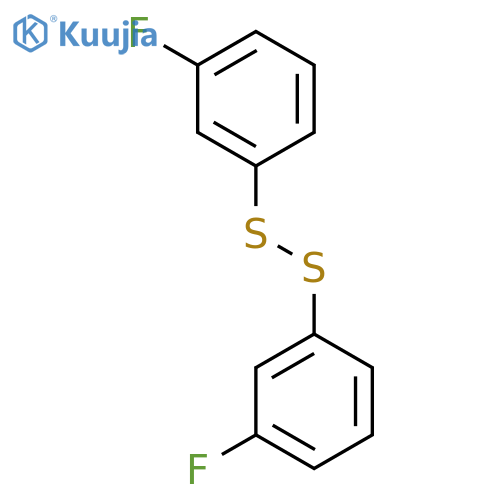 Bis(3-fluorophenyl)disulfide structure