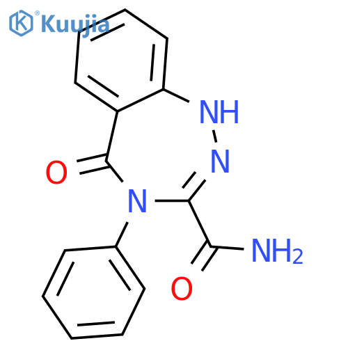 1H-1,2,4-Benzotriazepine-3-carboxamide,4,5-dihydro-5-oxo-4-phenyl- structure