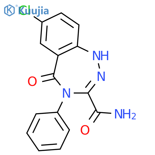 1H-1,2,4-Benzotriazepine-3-carboxamide,7-chloro-4,5-dihydro-5-oxo-4-phenyl- structure