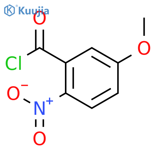 Benzoyl chloride, 5-methoxy-2-nitro- structure
