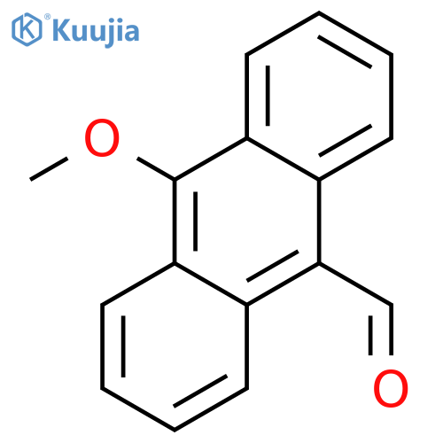 9-Anthracenecarboxaldehyde, 10-methoxy- structure