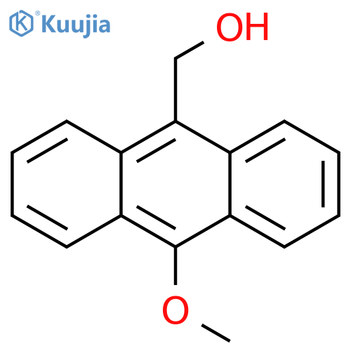 9-Anthracenemethanol, 10-methoxy- structure