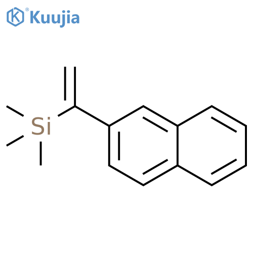 Silane, trimethyl[1-(2-naphthalenyl)ethenyl]- structure