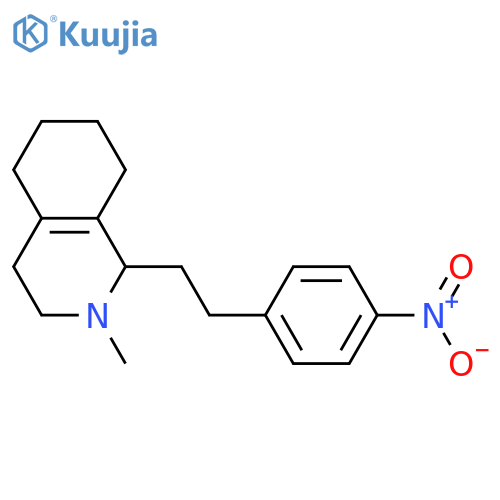 Isoquinoline,1,2,3,4,5,6,7,8-octahydro-2-methyl-1-[2-(4-nitrophenyl)ethyl]-, (-)- structure