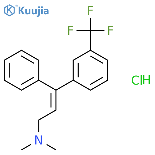 2-Propen-1-amine,N,N-dimethyl-3-phenyl-3-[3-(trifluoromethyl)phenyl]-, hydrochloride (9CI) structure